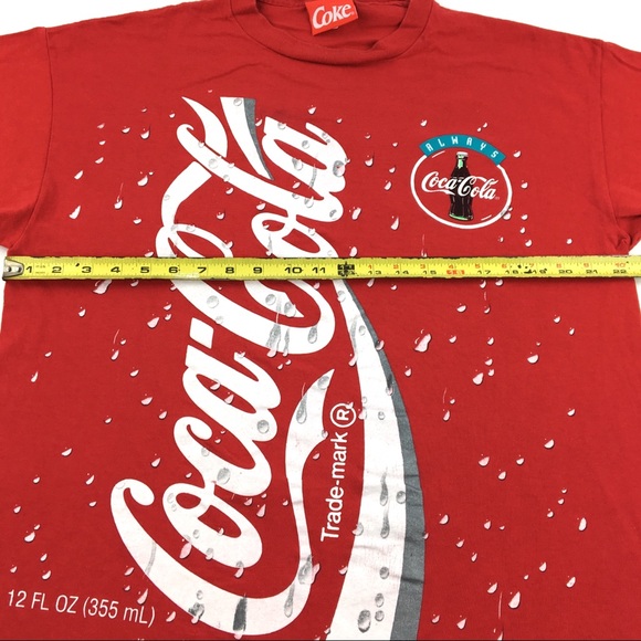 1994 CocaCola All Over Print Graphic Single Stitch - Picture 7 of 8